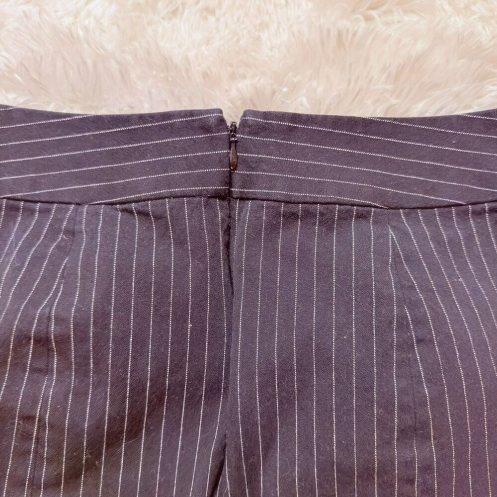 Banana Republic Black Pinstripe Pencil Skirt Workwear Size 0 - Picture 7 of 11